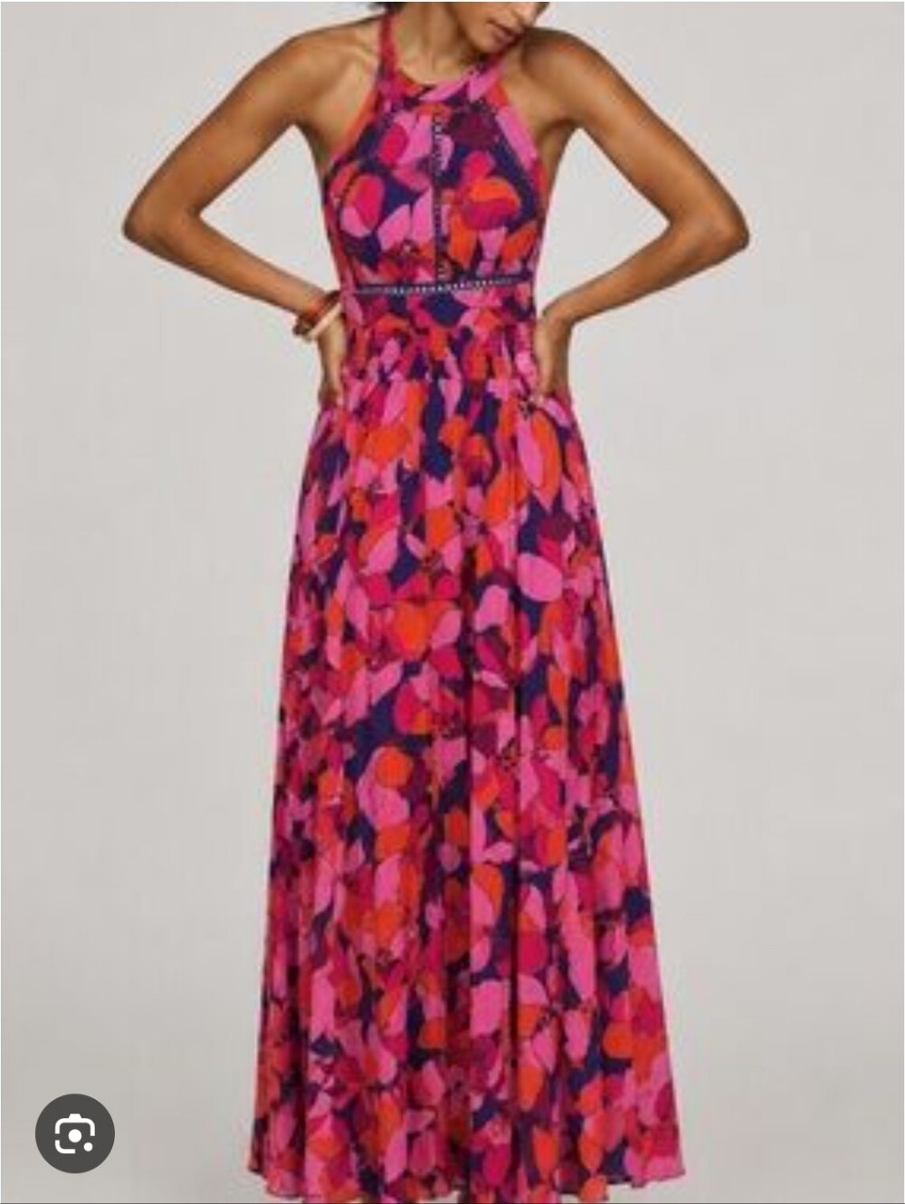 Anthropologie Abel the Label Charlotte floral multicolor dress Small Vacation